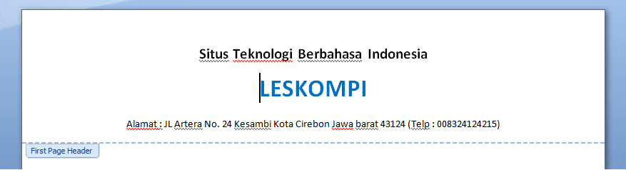 Agar tidak bingung langsung saja kita akan buat contoh kop surat sederhanana, buka adobe illustratornya di computer atau di laptop. Cara Membuat Kop Surat Di Microsoft Office Word 2007