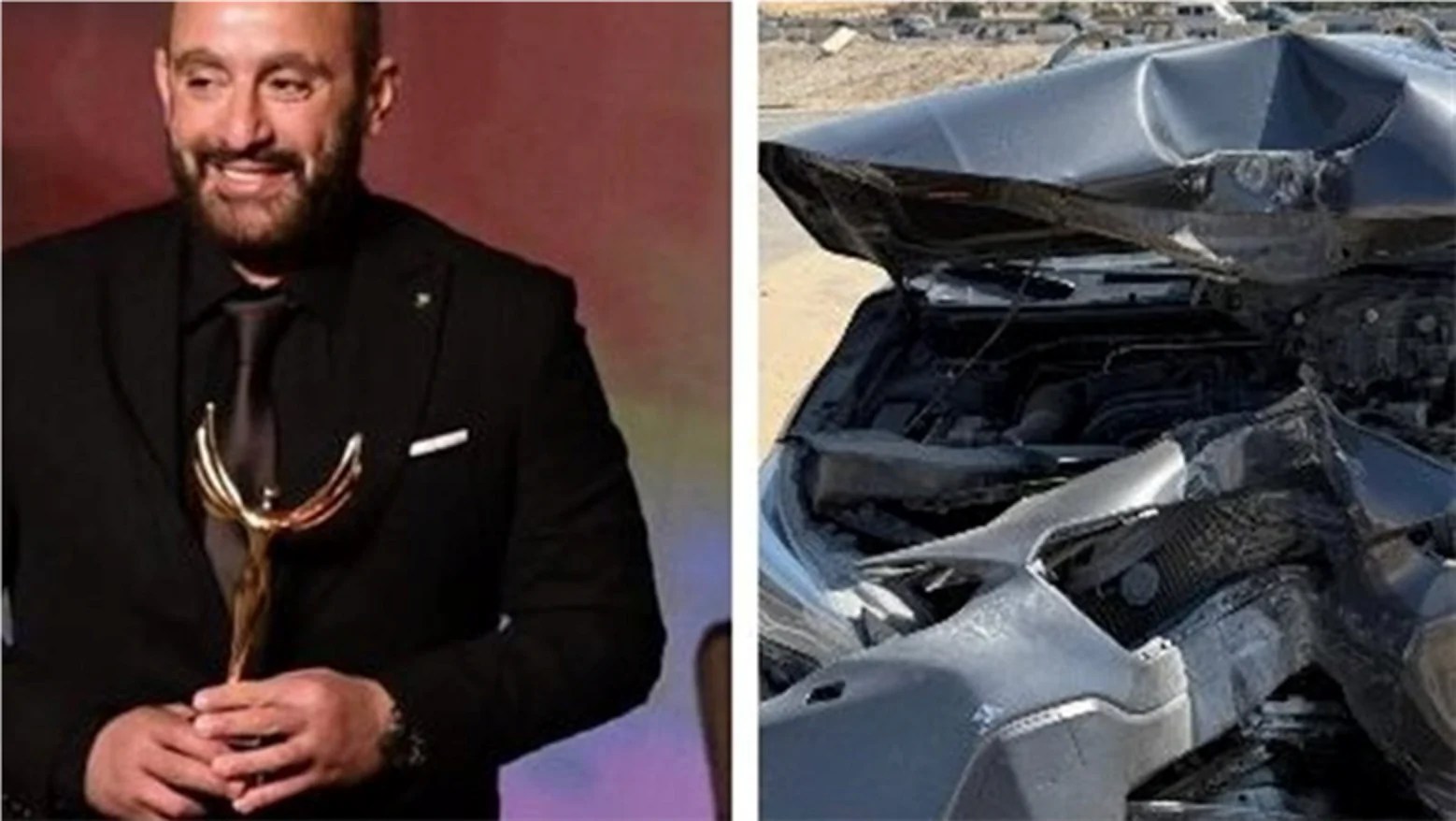 نجل أحمد السقا يكشف تطورات حالة والده الصحية بعد تعرضه لحادث مروع 2 تفاصيل حادث أحمد السقا