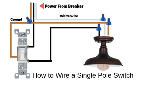 Wiring Diagram For 2 Pole Light Switch - Circuit Diagram