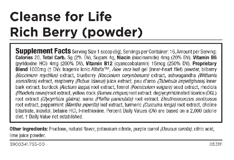 Fennel, with its white bulb and green, feathery top, is a member of the carrot f. Buy Isagenix Cleanse for Life Cleansing Powder Vitamins