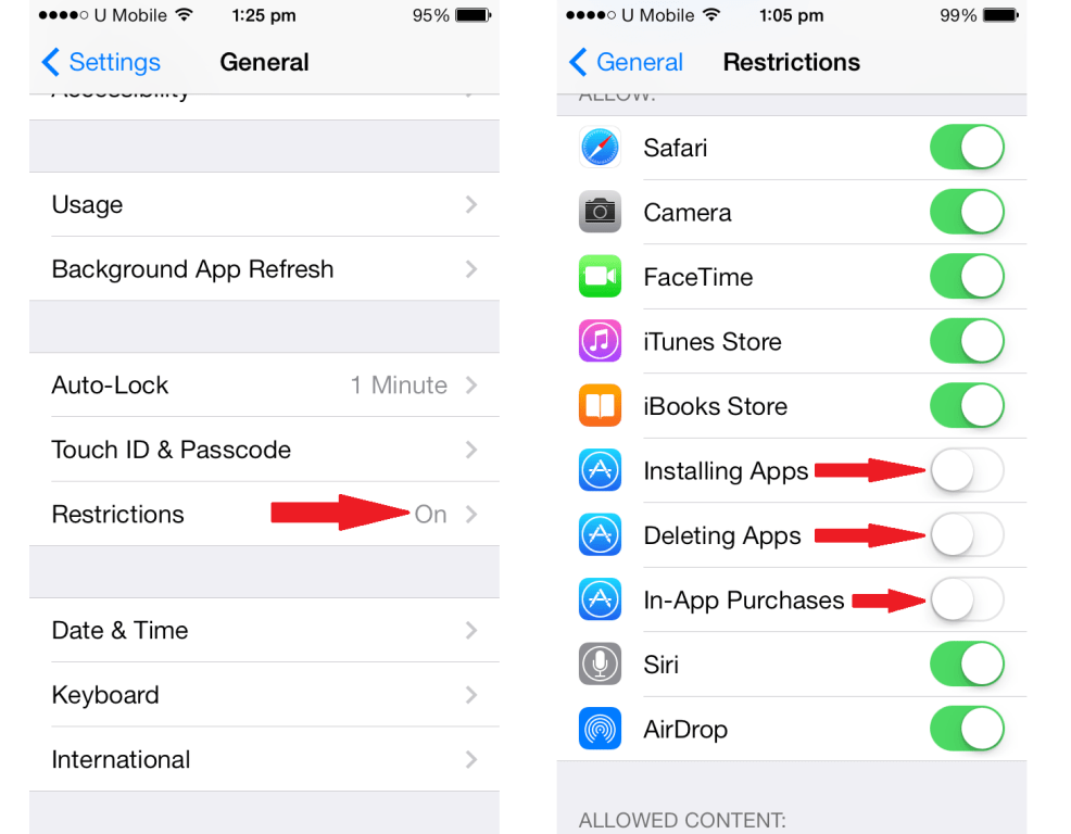 How to Restrict Your App and InApp Purchases on Apple App Store and