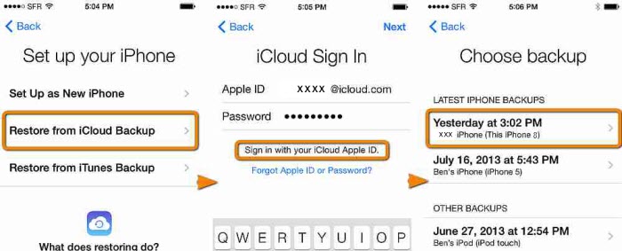 Go to iphone settings > tap your name > icloud > turn icloud drive off and on. How To Restore Iphone From Icloud Backup Without Taking Hours