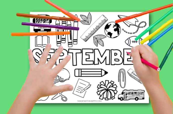 Download and print these free coloring pages. September Coloring Page Free Monthly Coloring Pages For Kids