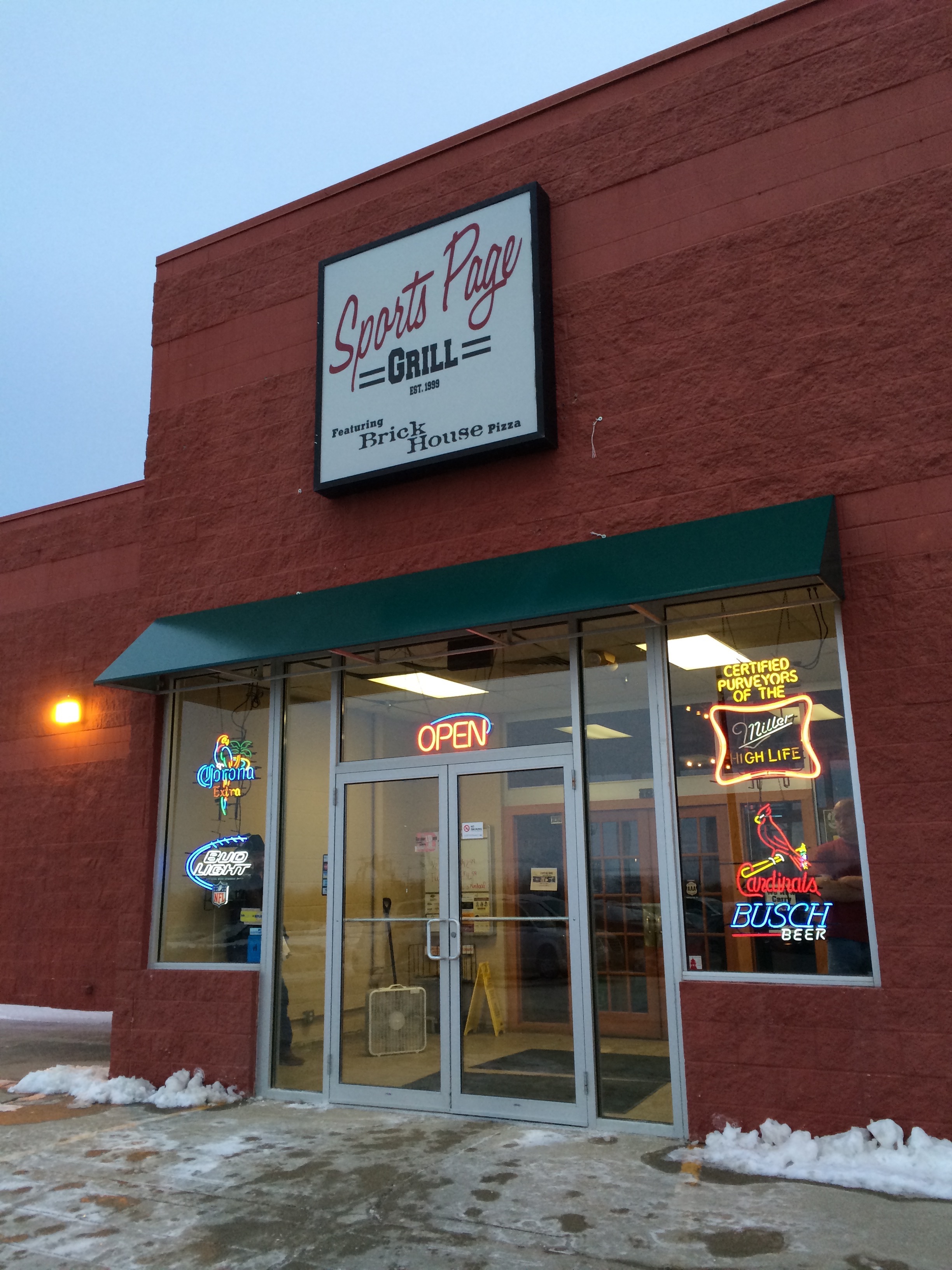 I tried it a couple times and it really didn't impress me. Sports Page Grill - Madison County, Iowa Chamber & Welcome ...