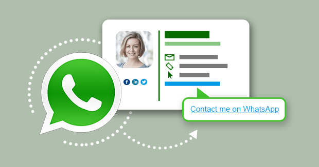 · on the message tab, in the include group, click signature, and then click signatures. How To Create And Add A Whatsapp Link To Emails And Email Signatures