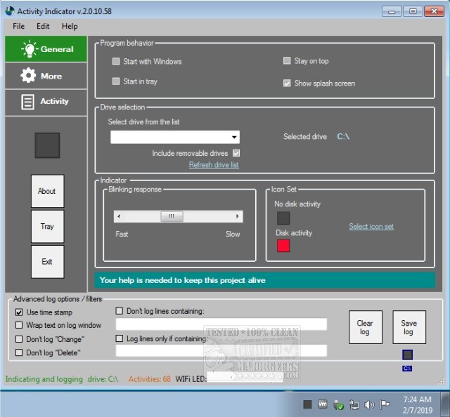 Van weinig tot zeer veel codecs in een pakket,; Download Activity Indicator - MajorGeeks