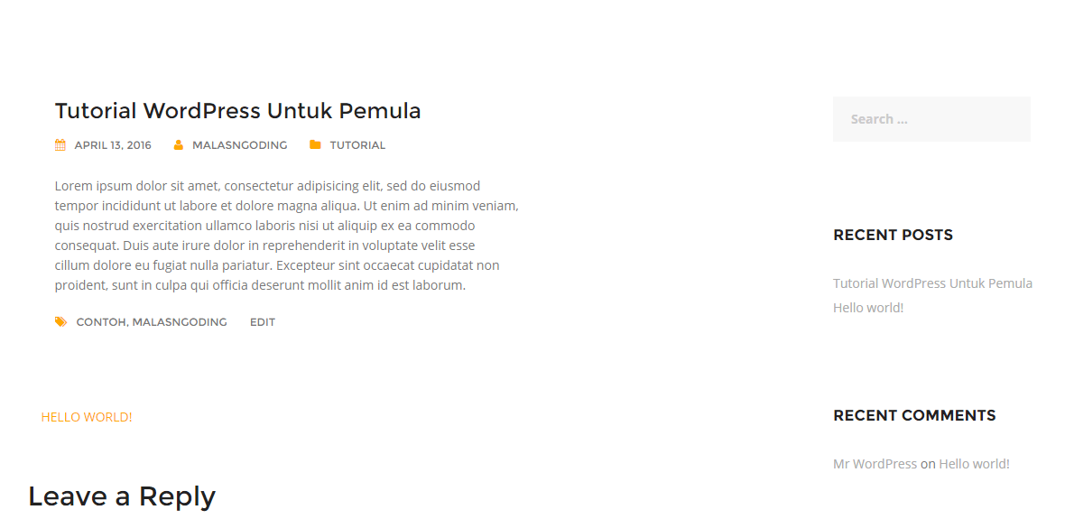 Artikel di wordpress dapat kamu post dan jadwalkan dengan mudah. Membuat Posting Artikel Wordpress Malas Ngoding