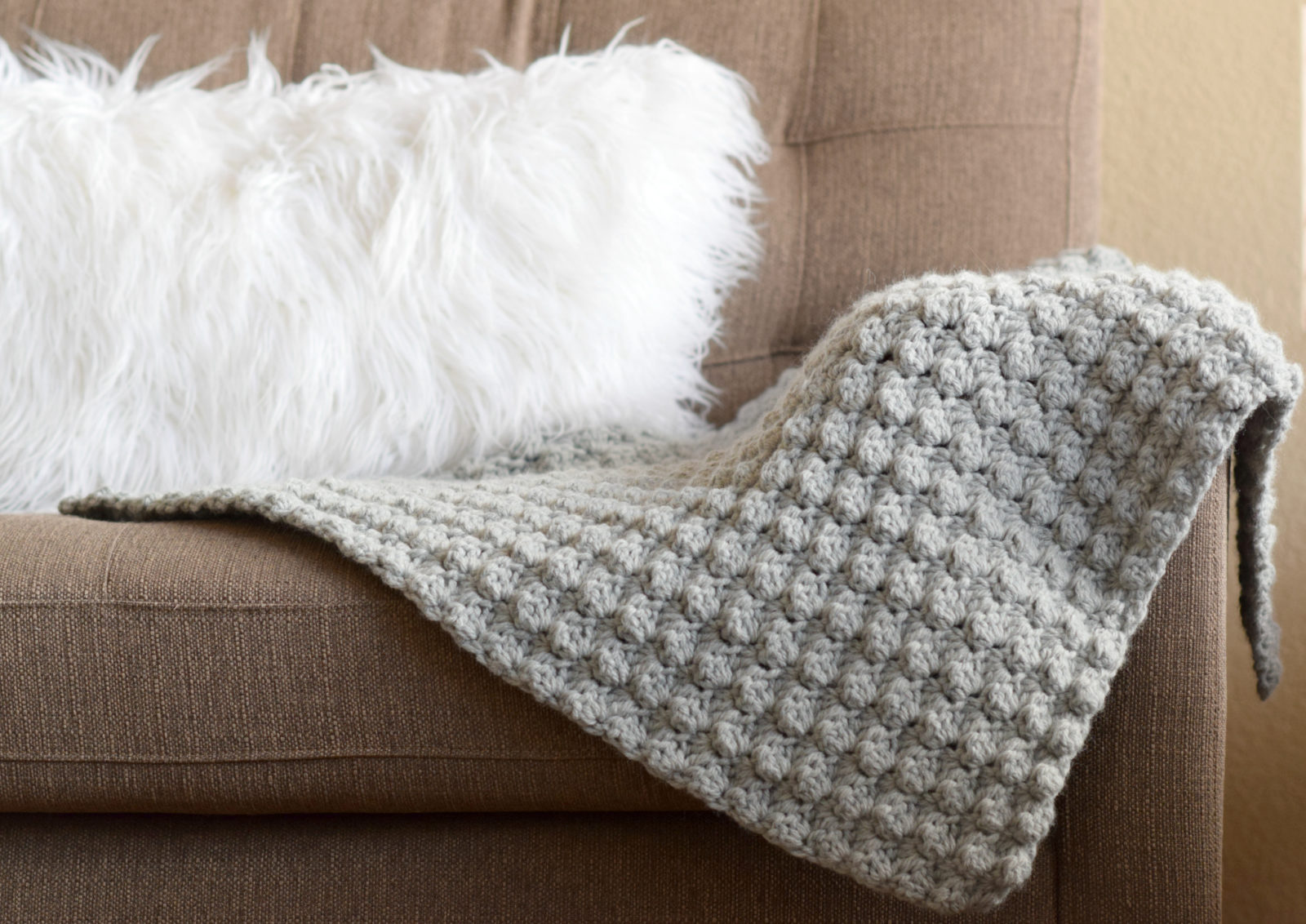 Needlework projects using crochet techniques make a great hobby. Simple Crocheted Blanket Go To Pattern Mama In A Stitch