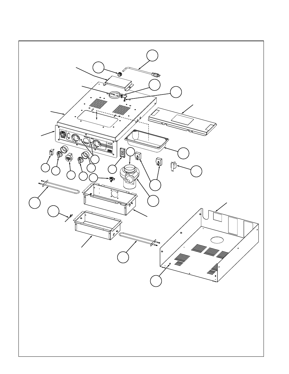 Cabinet without the heat loss associated with opening the door. Service and replacement parts, Continued), 44a 43a | Metro