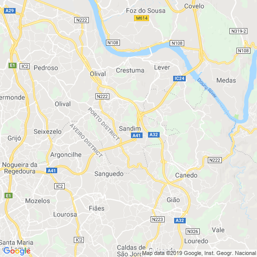 Vila nova de gaia é um município e cidade portuguesa da área metropolitana do porto e da região do norte com cerca de 304149 habitantes no seu perímetro . Sandim Concelho De Vila Nova De Gaia Mapas Tempo Noticias Hoteis Fotos Videos