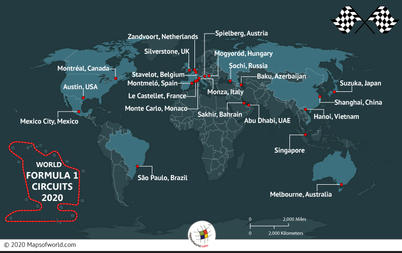 Race preview for the 2021 formula 1 mexican grand prix. Formula One Circuits 2020