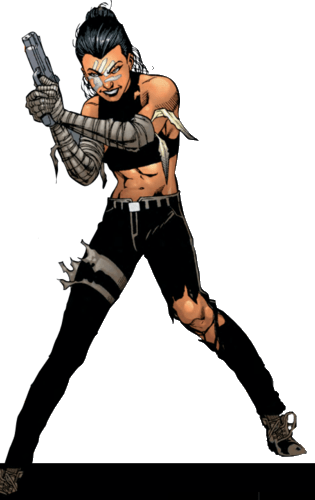 Gloria govan is a basketball wife…again. Echo (Maya Lopez, Daredevil/Avengers character)