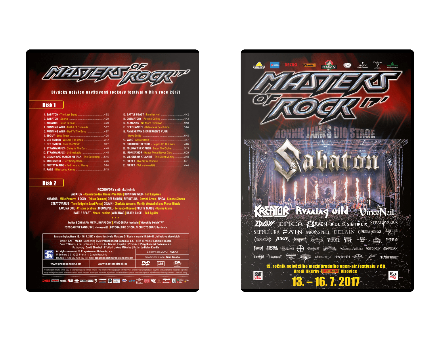 22.11.2021 · zimní masters of rock 2021 ve zlíně, hale datart, vypukne už pozítří, v sobotu 27.11. Double Dvd Masters Of Rock 2017 Masters Of Rock
