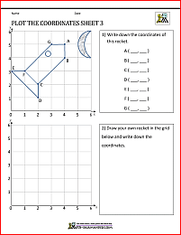 Enjoy the five worksheets with answers on the second page. Coordinate Worksheets