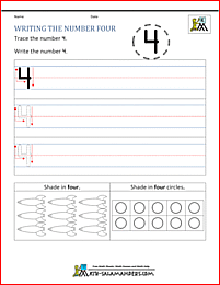 kindergarten printable worksheets writing numbers to 10