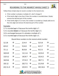 Kindergarten, 1st grade, 2nd grade, 3rd grade, . Rounding Decimals To The Nearest Whole