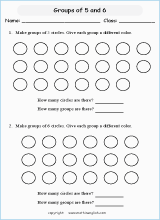 math division worksheets for primary math students at home