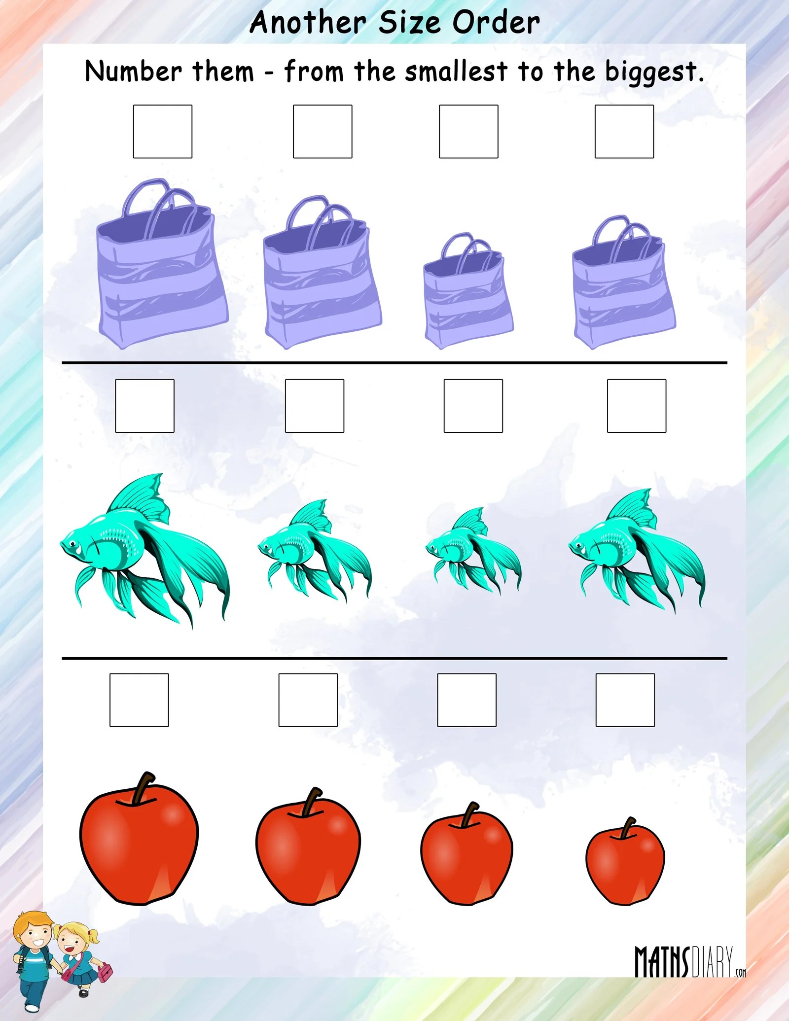 ascending descending order grade 1 math worksheets