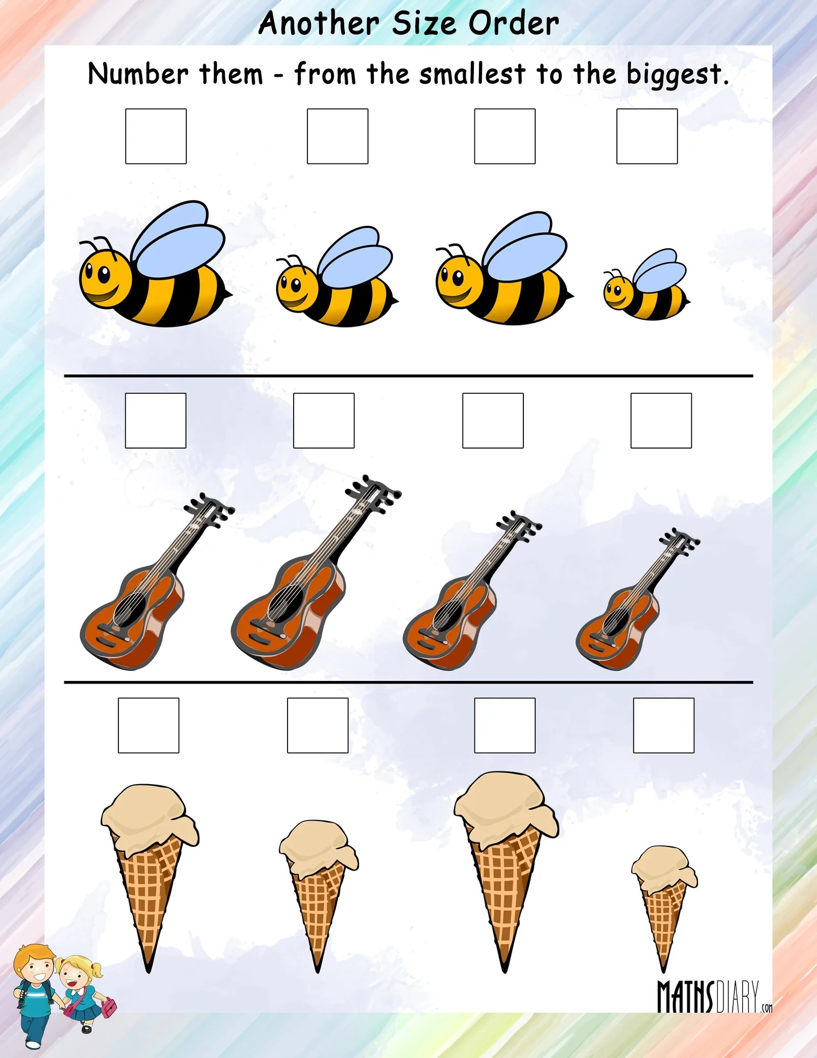 ascending descending order grade 1 math worksheets
