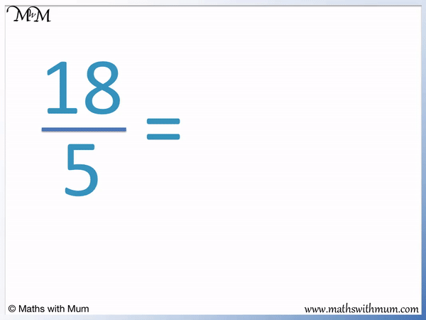 How to Convert Improper Fractions to Mixed Numbers Maths with Mum