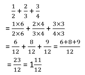 The decimal 2.25 is equal to the fraction 9/4. Adding Fractions Examples Mathtestpreparation Com