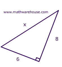 Use the two trigonometric functions sin 0 = 1 and cot 0 = 2 to sketch and label the triangle. Find The Side Length Of A Right Triangle