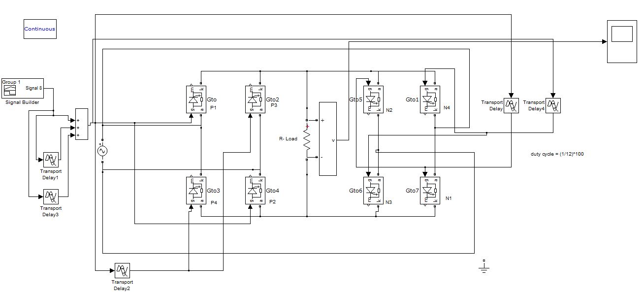 Cyclo Converter Circuit Diagram