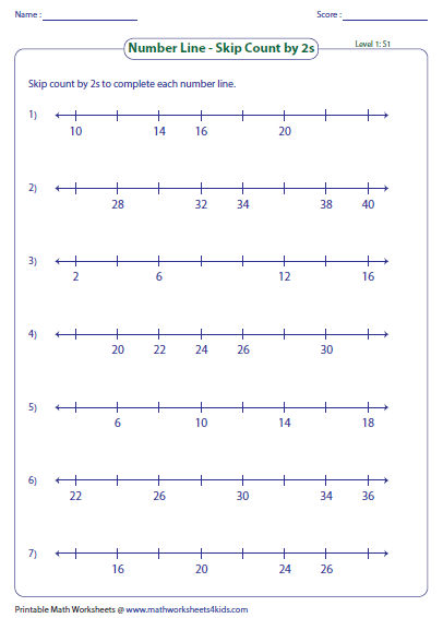 skip counting by 2s worksheets