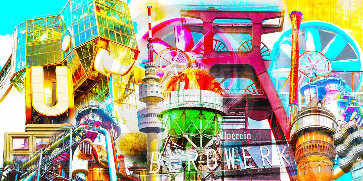 Refresh your home with stylish products handpicked by hgtv editors. Kunstbild Ruhrgebiet als Pop-Art Panorama Bild auf