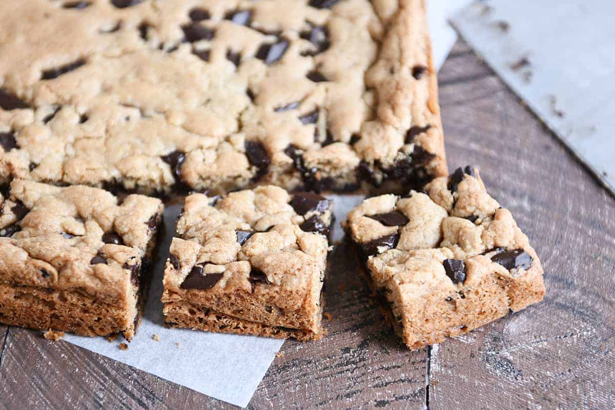 I used the nestle tollhouse chocolate chip cookie recipe as my control and made little changes and variations in techniques and ingredients to show you how they … Chewy Chocolate Chip Cookie Bars Mel S Kitchen Cafe