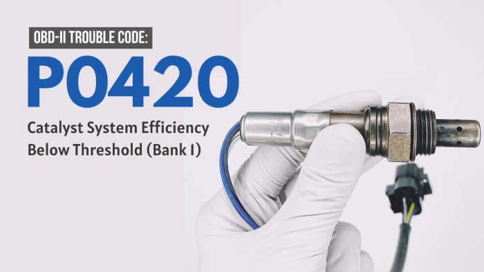 What is engine code p0420