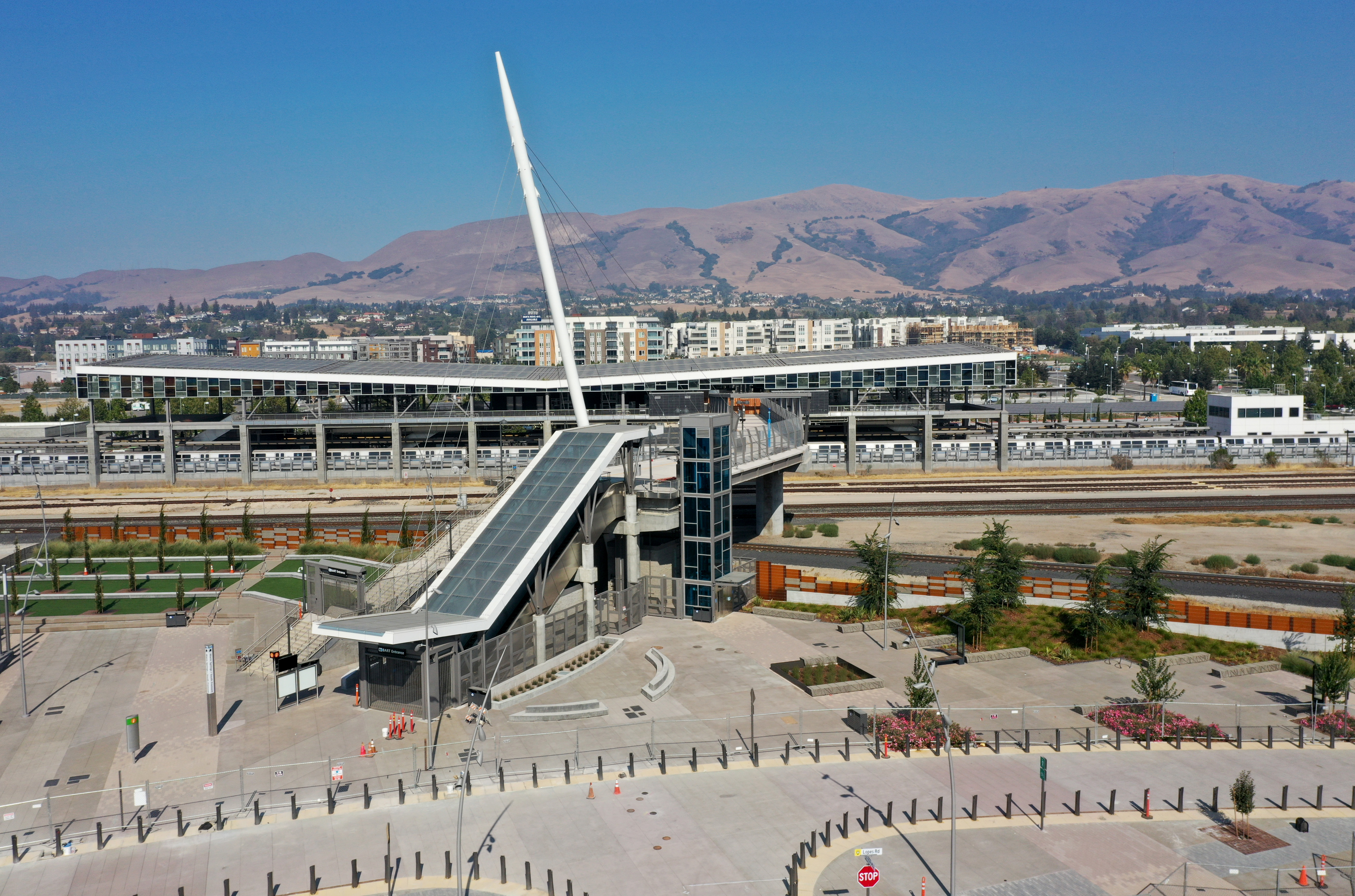 Long-delayed BART Warm Springs pedestrian bridge could open
this fall 5