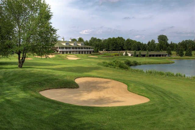 It can be played as a competition or as a practice game. Front 9/Middle 9 at Hawk Hollow Golf Course in Bath