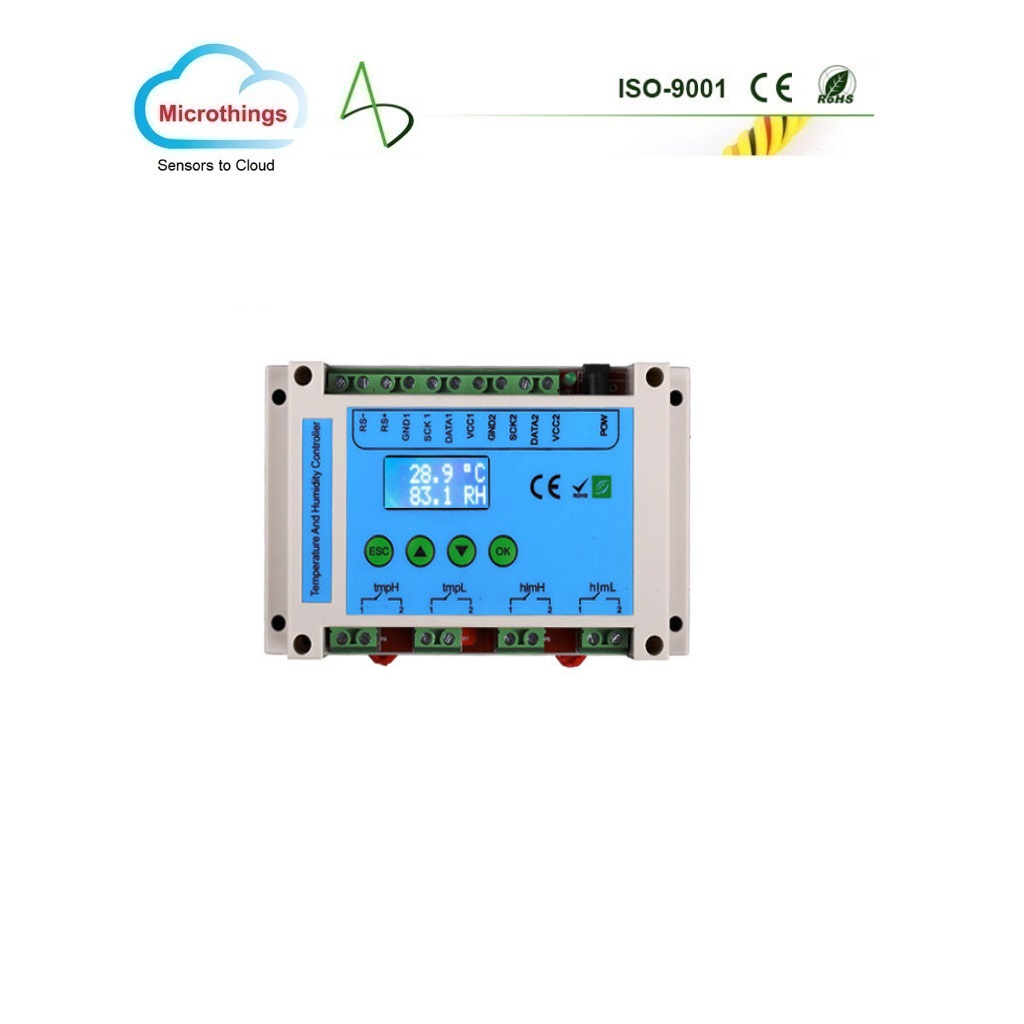 Greenhouse Temperature and Humidity Controller Microthings
