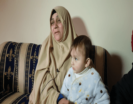 Palestinian Muhammad Al-Na'im’s mother [Hasan Eslayeh]