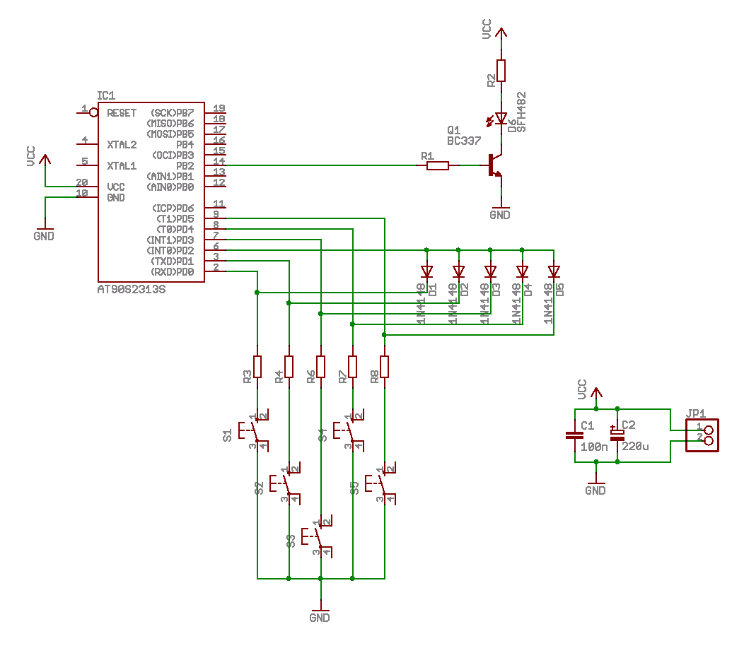 Assembler Programmierung - IR Fernbedienung mit Attiny 2313 - Mikrocontroller.net