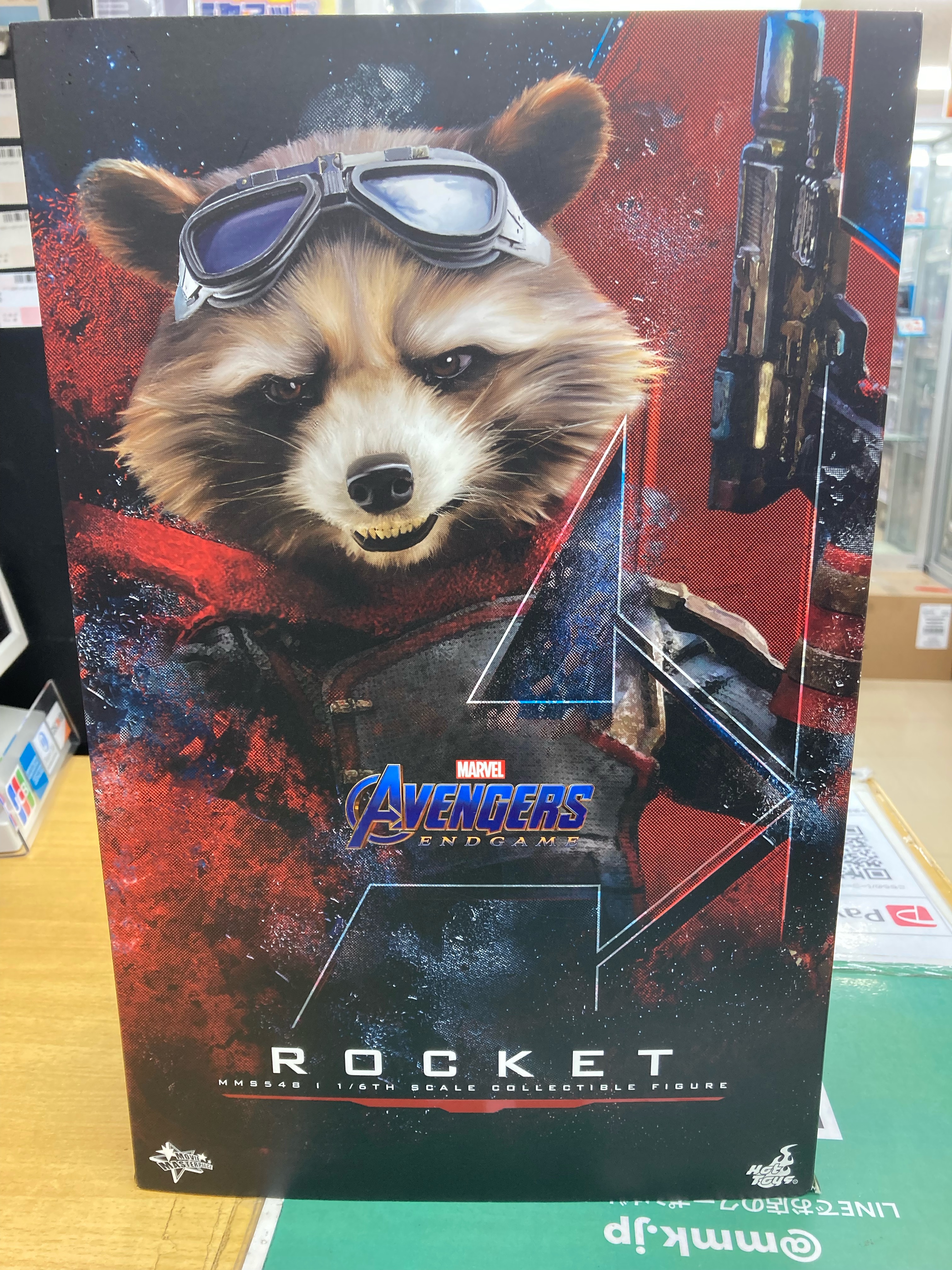 買取情報『ホットトイズのロケット ​「アベンジャーズ/エンドゲーム」 ​ムービー・マスターピース ​1/6 ​アクションフィギュア』