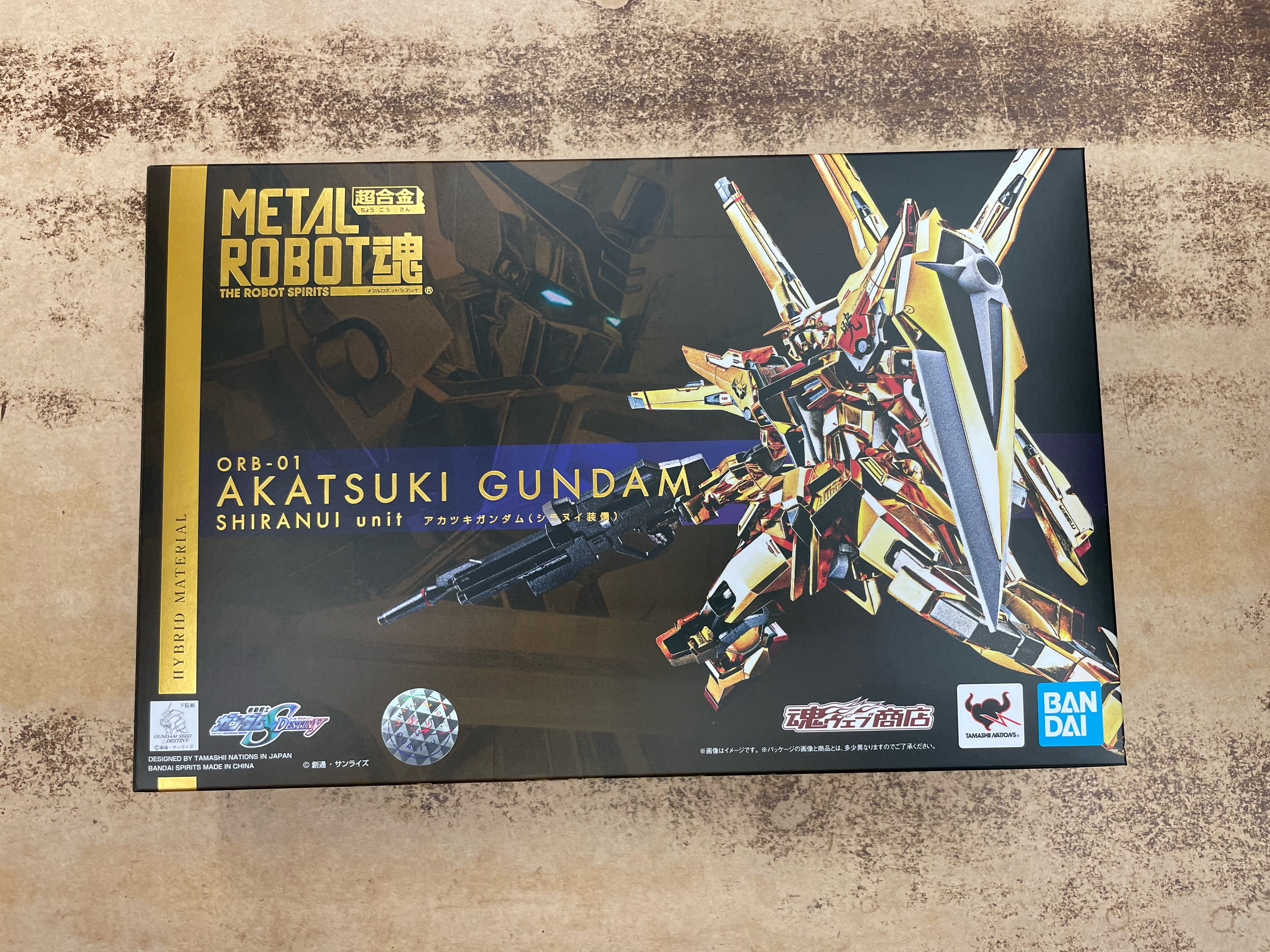 買取情報『バンダイ　METAL ​ROBOT魂 ​＜SIDE ​MS＞ ​アカツキガンダム(シラヌイ装備)　魂ウェブ商店限定／機動戦士ガンダムSEED ​DESTINY』