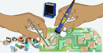 How to Solder with Flux and Solder Wire | Soldering of Circuit Boards