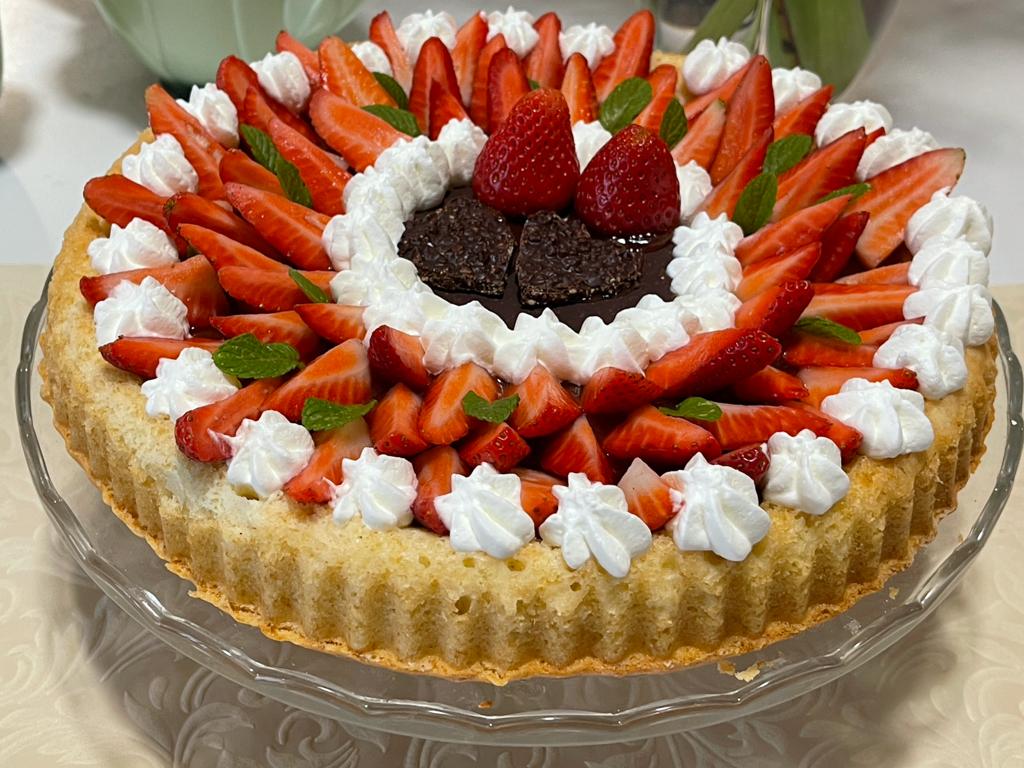 Crostata Furba Con Marmellata E Fragole Fresche Della Monica Monica In Cucina