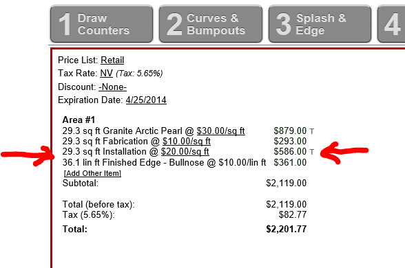 Registration on or use of this site constitutes acceptance of our terms of service and. Installation charges in CounterGo | Moraware