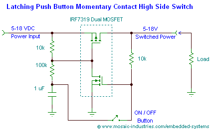 On Off Switch Circuit Diagram