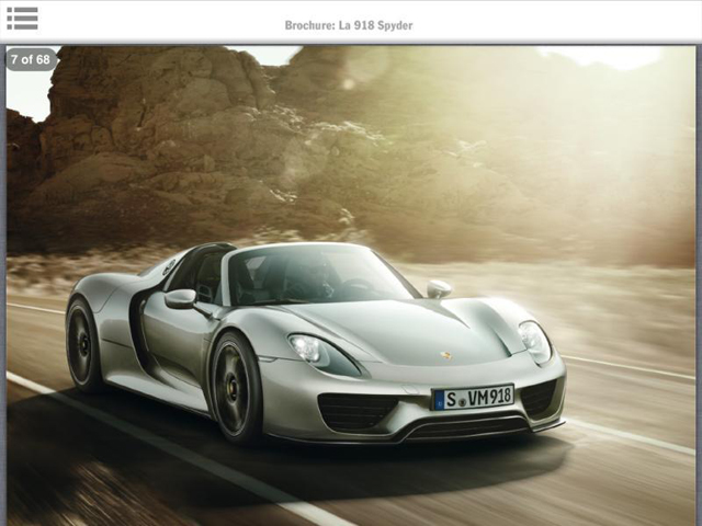 Drool – the Leaked Porsche 918 Spyder Brochure