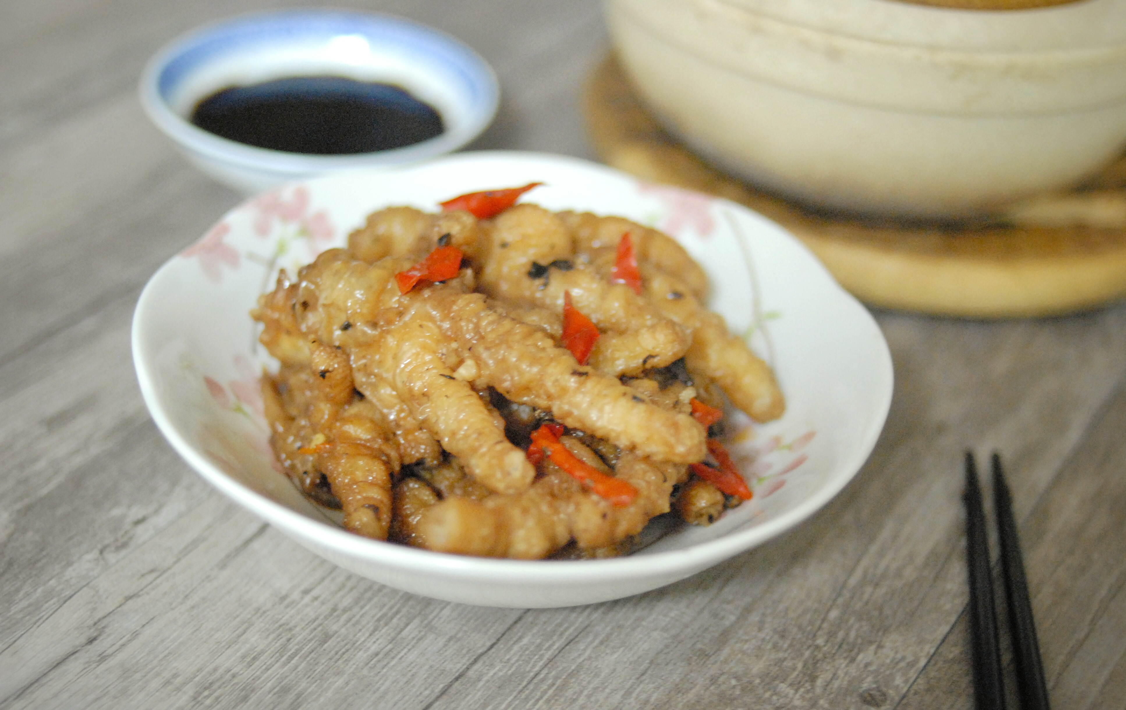 Chicken Feet with Black Bean Sauce Mrs P's Kitchen