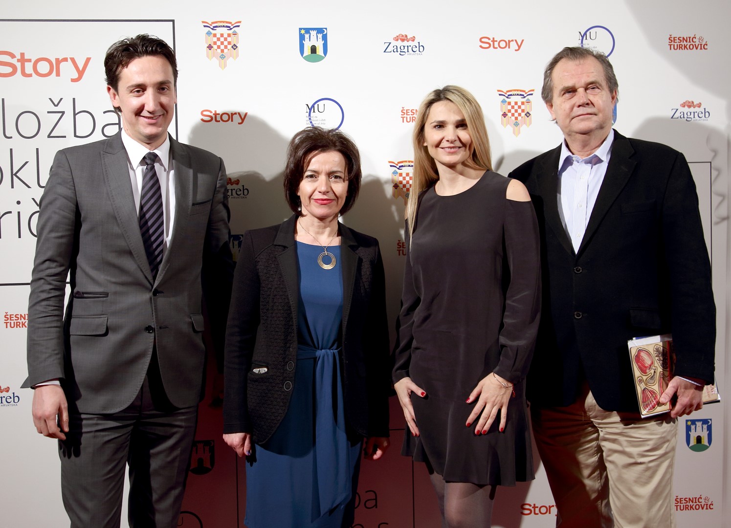dr. Tomislav Madžar, Mirka Jozić, Ivona Čulo i Miroslav Gašparović (snimio: Vedran Benović)