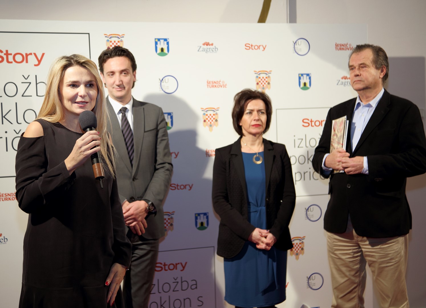 dr. Tomislav Madžar, Mirka Jozić, Ivona Čulo i Miroslav Gašparović (snimio: Vedran Benović)