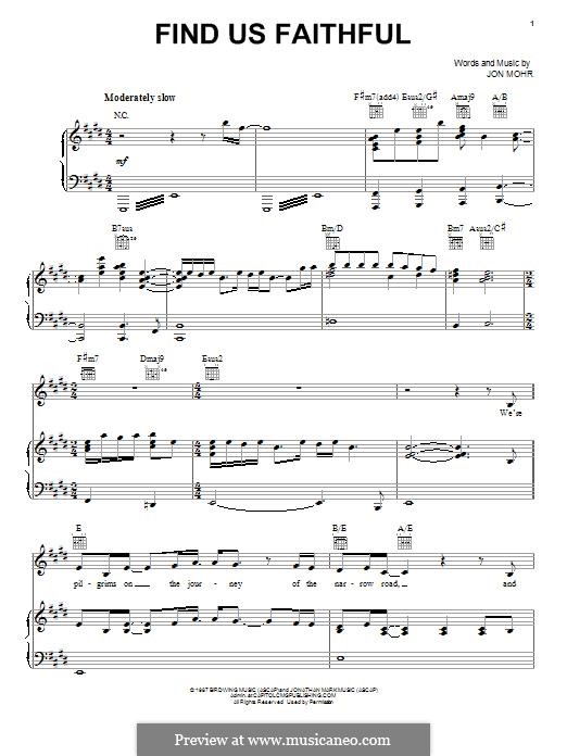 Share, download and print may the lord find us faithful by mac lynch free sheet music with the world's largest community of sheet music creators, composers, . Find Us Faithful Lyrics Lyricswalls