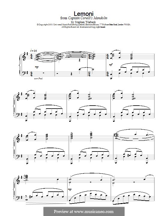 Jim carter was born on august 19, 1948 in harrogate, yorkshire, england as james edward carter. Lemoni (from Captain Corelli's Mandolin) by S. Warbeck on MusicaNeo