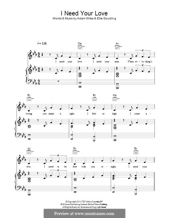 Das intro von nothing else matters ist ein wenig knifflig, deshalb haben wir beschlossen es separiert in einem gitarren tutorial unterzubringen. I Need Your Love von A. Wiles, C. Harris, E. Goulding
