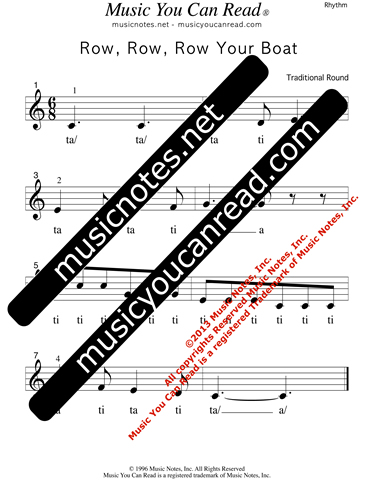 What's the story behind this traditional american folk song? Row Row Row Your Boat Traditional Lyrics Music Notes Inc Music You Can Read Kodaly Orff Solfeggio Solfege Elementary Music Literacy Curriculum Kindergarten Songs